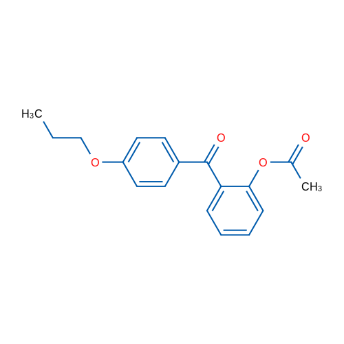 2-Acetoxy-4'-propoxybenzophenone 1g