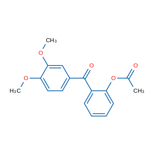 2-(3,4-Dimethoxybenzoyl)phenyl acetate 1g