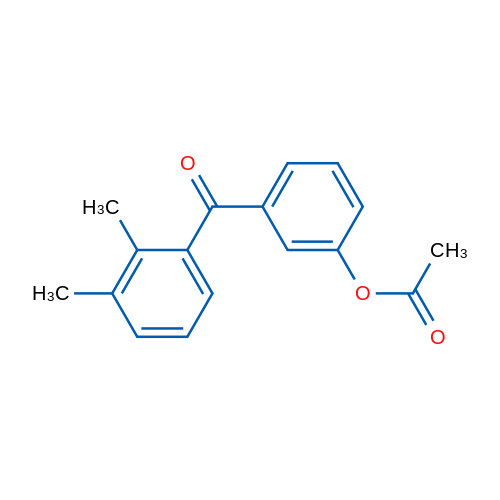 3-Acetoxy-2',3'-dimethylbenzophenone 1g