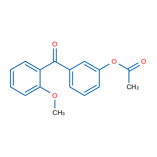 3-Acetoxy-2'-methoxybenzophenone 1g