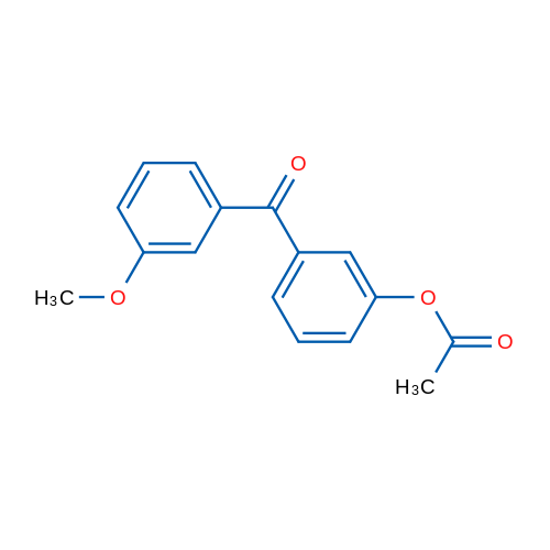 3-Acetoxy-3'-methoxybenzophenone 1g