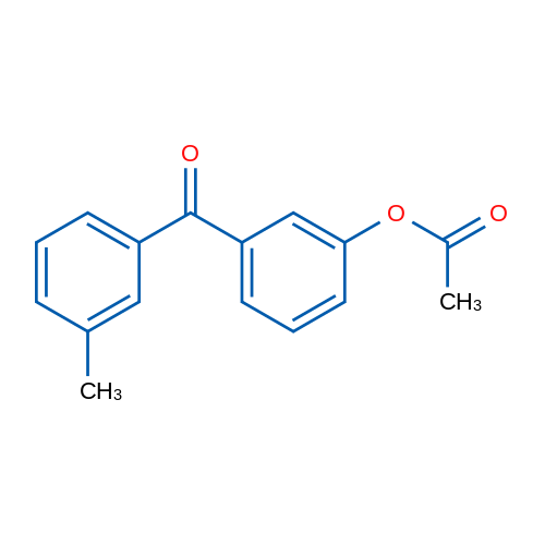 3-Acetoxy-3'-methylbenzophenone 1g