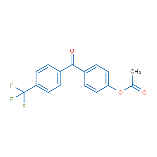 4-Acetoxy-4'-trifluoromethylbenzophenone 1g