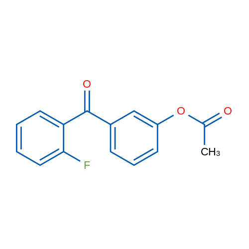 3-Acetoxy-2'-fluorobenzophenone 1g