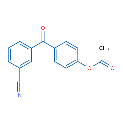 4-Acetoxy-3'-cyanobenzophenone 1g