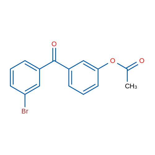 3-Acetoxy-3'-bromobenzophenone 1g