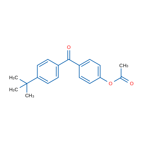 4-Acetoxy-4'-t-butylbenzophenone 1g