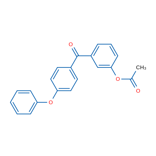 3-Acetoxy-4'-phenoxybenzophenone 1g