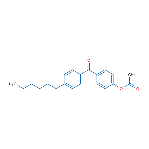 4-Acetoxy-4'-hexylbenzophenone 1g