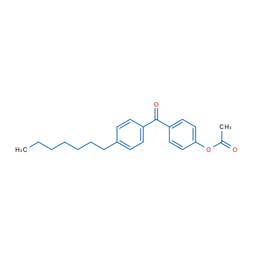 4-Acetoxy-4'-heptylbenzophenone 1g