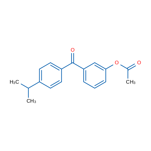 3-Acetoxy-4'-isopropylbenzophenone 1g