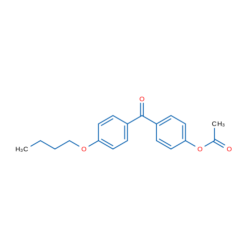 4-Acetoxy-4'-butoxybenzophenone 1g