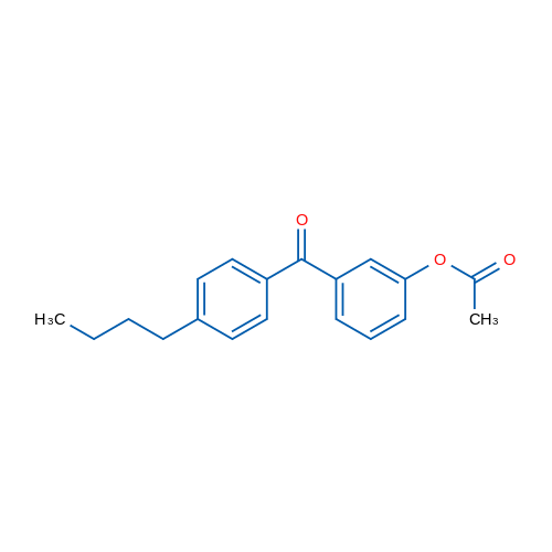 3-Acetoxy-4'-butylbenzophenone 1g