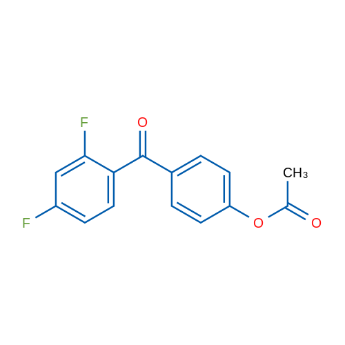 4-Acetoxy-2',4'-difluorobenzophenone 1g