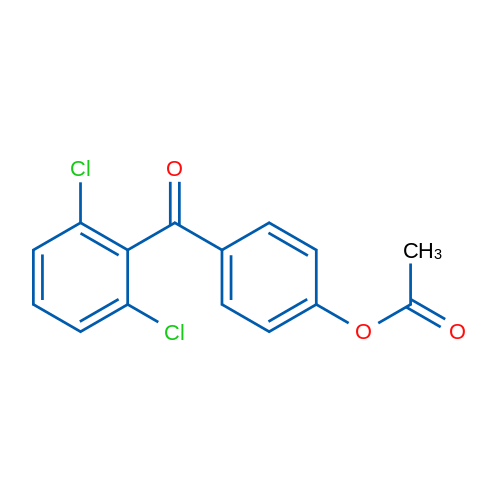 4-Acetoxy-2',6'-dichlorobenzophenone 1g