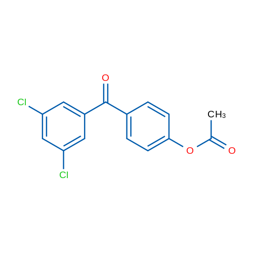 4-Acetoxy-3',5'-dichlorobenzophenone 1g