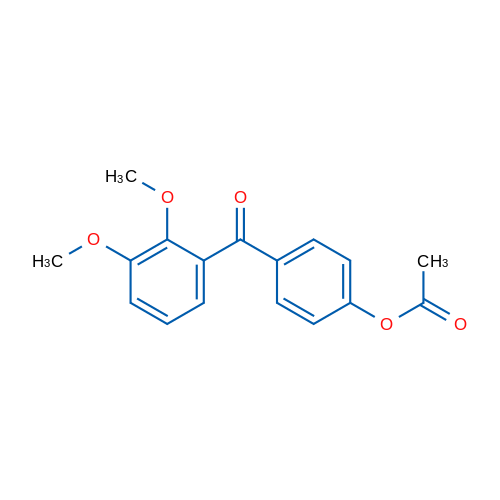 4-Acetoxy-2',3'-dimethoxybenzophenone 1g