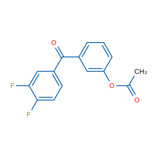 3-Acetoxy-3',4'-difluorobenzophenone 1g