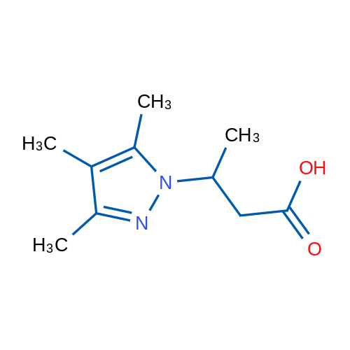 3-(3,4,5-Trimethyl-1H-pyrazol-1-yl)butanoic acid 1g