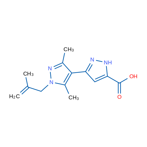 3',5'-Dimethyl-1'-(2-methylallyl)-1H,1'H-[3,4'-bipyrazole]-5-carboxylic acid 10g