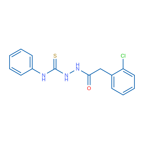 2-(2-Chlorophenyl)-N-[(phenylcarbamothioyl)amino]acetamide 1g