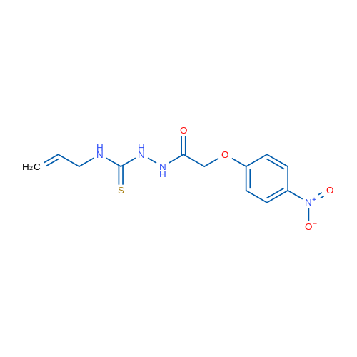 2-(4-Nitrophenoxy)-N-{[(prop-2-en-1-yl)carbamothioyl]amino}acetamide 1g