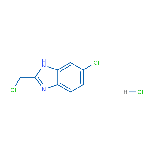 6-Chloro-2-(chloromethyl)-1H-benzo[d]imidazole hydrochloride 1g