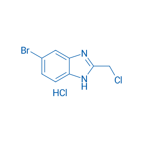 5-Bromo-2-(chloromethyl)-1H-1,3-benzodiazole hydrochloride 250mg