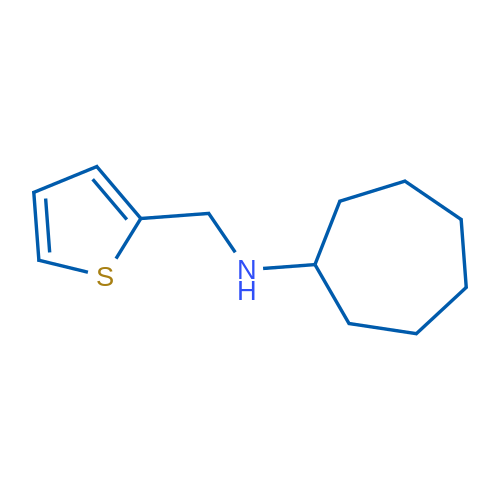 N-(Thiophen-2-ylmethyl)cycloheptanamine 5g