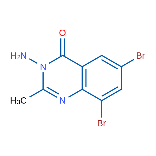 3-amino-6,8-dibromo-2-methylquinazolin-4(3H)-one 1g