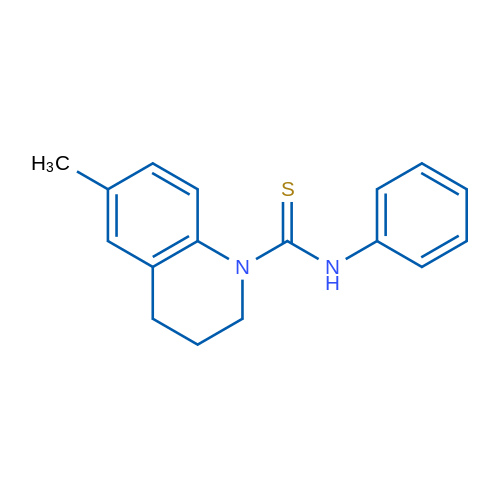 6-Methyl-N-phenyl-1,2,3,4-tetrahydroquinoline-1-carbothioamide 1g