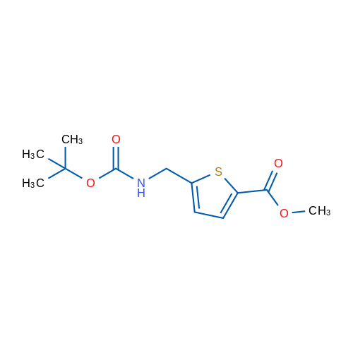 Methyl 5-(((tert-butoxycarbonyl)amino)methyl)thiophene-2-carboxylate 1g