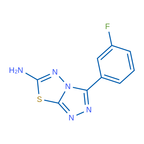 3-(3-Fluorophenyl)-[1,2,4]triazolo[3,4-b][1,3,4]thiadiazol-6-amine 5g
