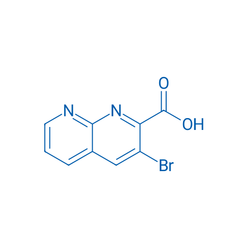 3-Bromo-1,8-naphthyridine-2-carboxylic acid 250mg