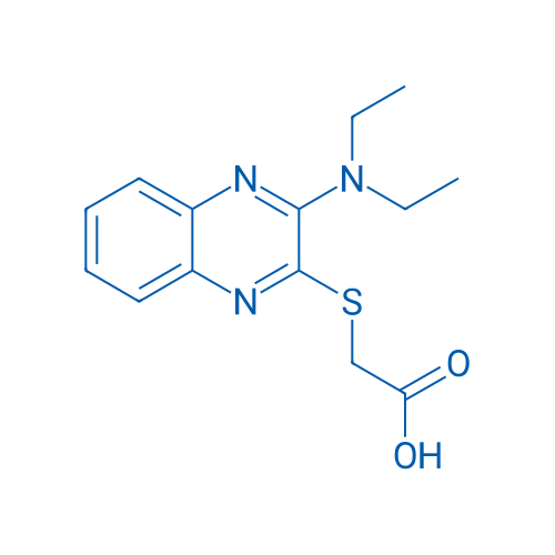 2-{[3-(diethylamino)quinoxalin-2-yl]sulfanyl}acetic acid 100mg
