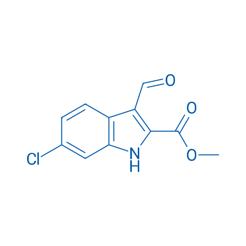 Methyl 6-chloro-3-formyl-1H-indole-2-carboxylate 100mg