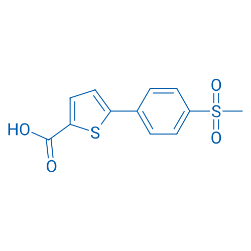 5-(4-(Methylsulfonyl)phenyl)thiophene-2-carboxylic acid 5g