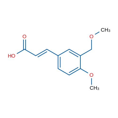 3-(4-Methoxy-3-(methoxymethyl)phenyl)acrylic acid 1g