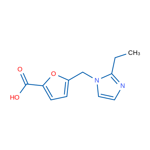 5-((2-Ethyl-1H-imidazol-1-yl)methyl)furan-2-carboxylic acid 5g