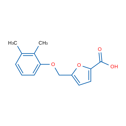 5-(2,3-Dimethylphenoxymethyl)furan-2-carboxylic acid 1g