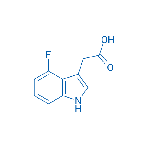 2-(4-Fluoro-1H-indol-3-yl)acetic acid 250mg