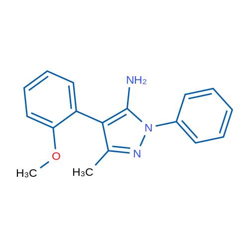 4-(2-Methoxyphenyl)-3-methyl-1-phenyl-1H-pyrazol-5-amine 1g