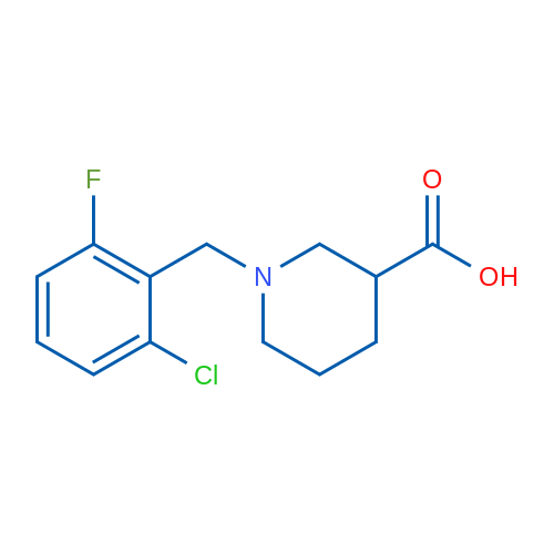 1-(2-Chloro-6-fluorobenzyl)piperidine-3-carboxylic acid 1g
