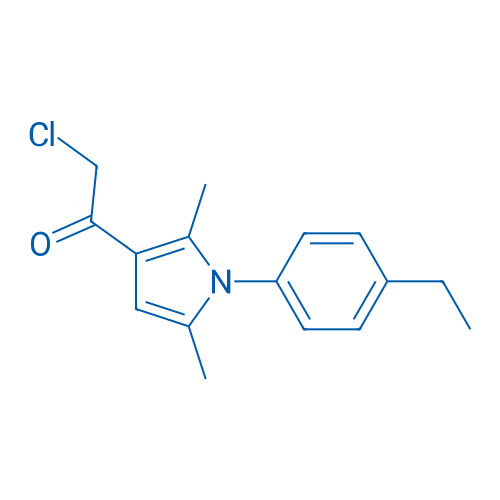 2-Chloro-1-[1-(4-ethylphenyl)-2,5-dimethyl-1H-pyrrol-3-yl]ethan-1-one 5g