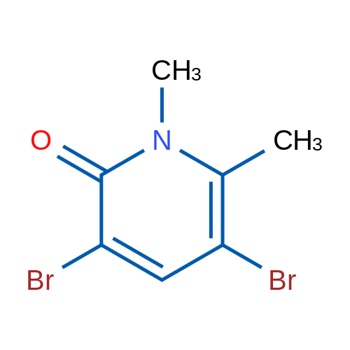 3,5-Dibromo-1,6-dimethylpyridin-2(1H)-one 1g