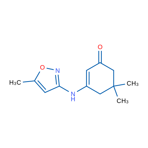 5,5-Dimethyl-3-((5-methylisoxazol-3-yl)amino)cyclohex-2-enone 1g