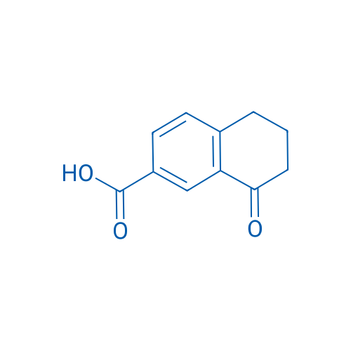 8-Oxo-5,6,7,8-tetrahydronaphthalene-2-carboxylic acid 250mg