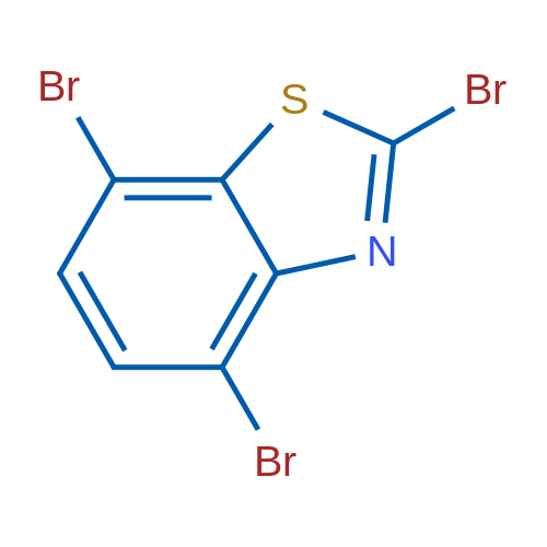 2,4,7-Tribromobenzo[d]thiazole 100mg