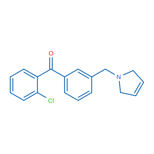 (2-Chlorophenyl)(3-((2,5-dihydro-1H-pyrrol-1-yl)methyl)phenyl)methanone 1g