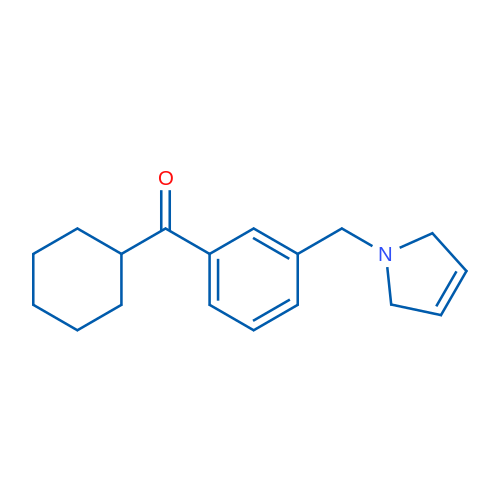 Cyclohexyl(3-((2,5-dihydro-1H-pyrrol-1-yl)methyl)phenyl)methanone 1g